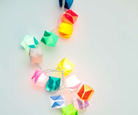 DIY Origami Box lights