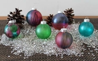 DIY Tie Dyed Ornaments