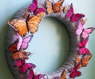 DIY Butterfly Wreath