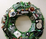 Techie christmas decor