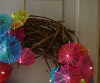 DIY Umbrella Wreaths