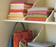 Upside shelf compartment storage