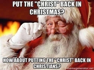 Christ Back In Christmas