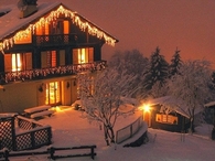 Pretty House at Christmas