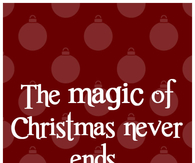 The magic of Christmas