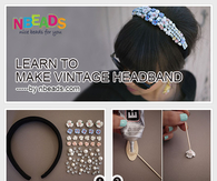 Learn to Make Vintage Headband