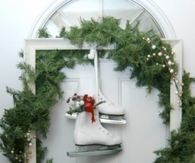 Wreath picture frame