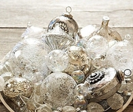 Plate of ornaments