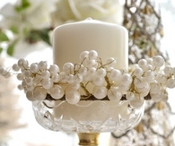 Pearl candle holder