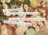 You are beautiful