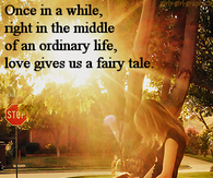 Love gives us a fairytale...