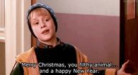 Merry Christmas Ya Filthy Animal