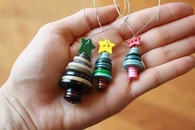 Christmas ornaments with buttons