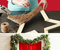Twine star decoration