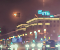 Streetlight bokeh