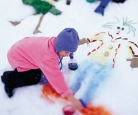 Snow mosaic