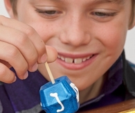 Egg citing dreidel