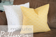 20 Minute Pillows