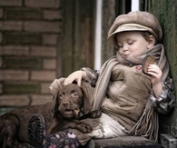 Boy and his dog