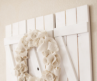 Barn door shutters