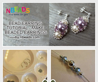 Bead Earring Tutorial - Make Beaded Earrings