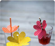 Sweet floral straws