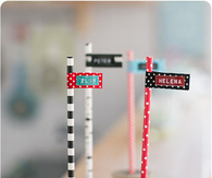 Straw flags