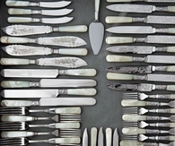 Storing silver flatware