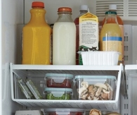 Hanging fridge storage