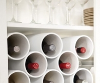 Wine bottle storage