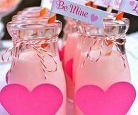 Pink milk