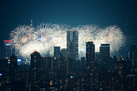 City fireworks