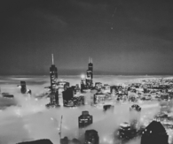 Foggy city