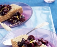 Semifredo with fried cherries