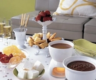 Caramel fondue