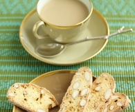 Almond ginger biscotti