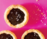 Salted chocolate tartlets