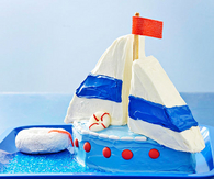 Sailboat cake