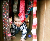 Crawl through tunnel