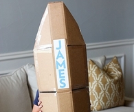 Cardboard rocket