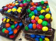 M&M brownies