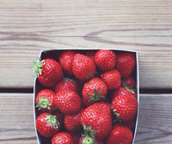 Fresh strawberries