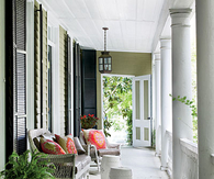 Classic charleston porch