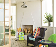Coastal front porch