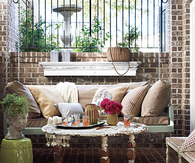 Georgia brick porch