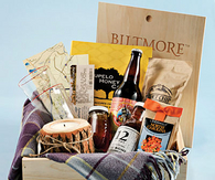 Asheville inspired welcome basket