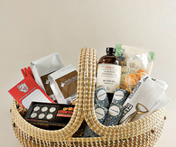 Charleston inspired welcome basket