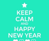 Keep calm and happy new year