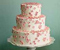 Dainty and divine wedding cake