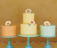 Tropical wedding cakes